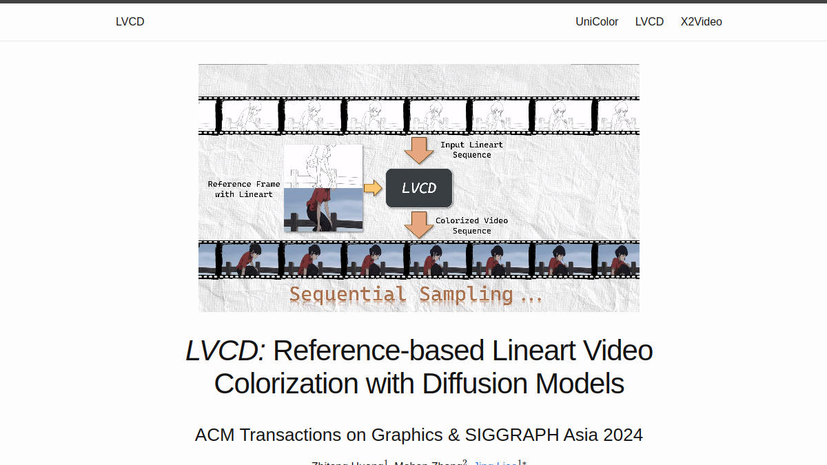 LVCD官网截图