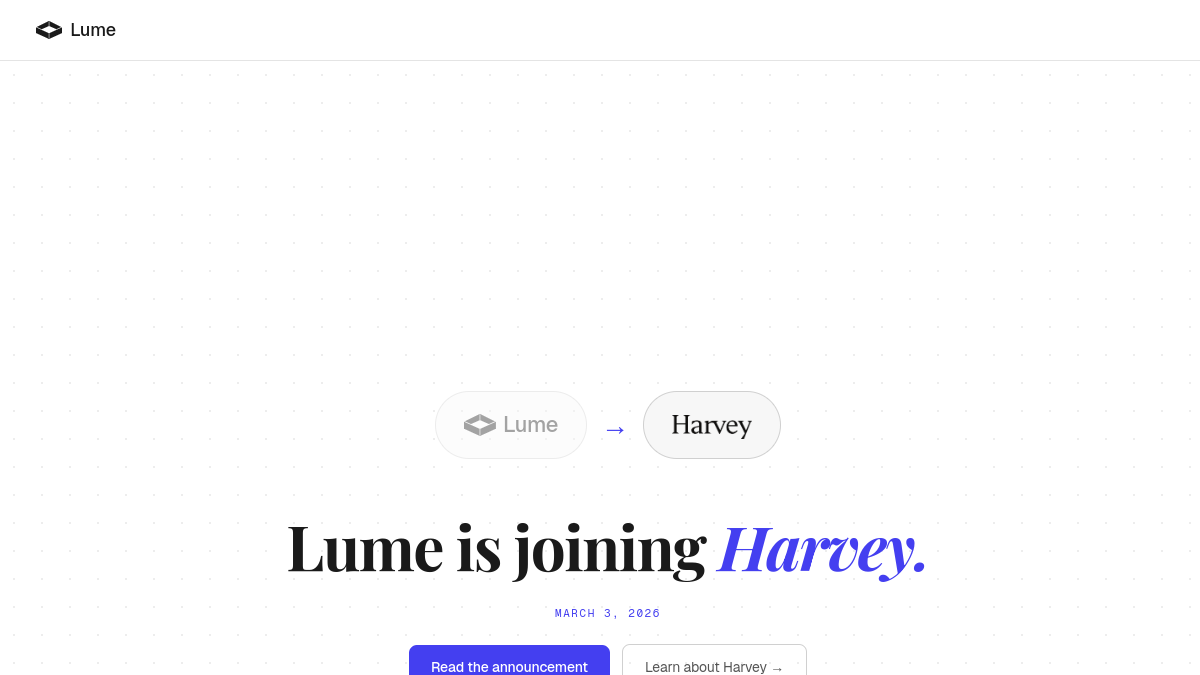 Lume AI官网截图
