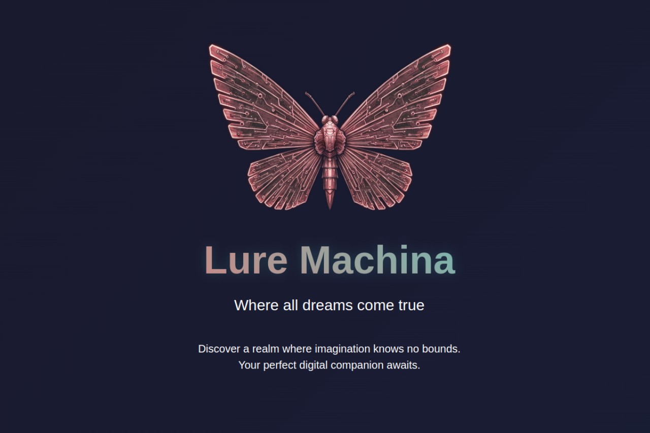 Lure Machina AI Companion官网截图