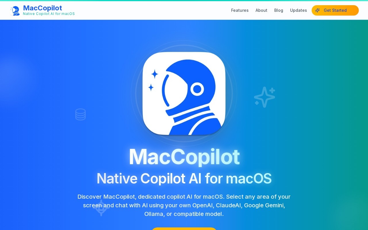 MacCopilot官网截图