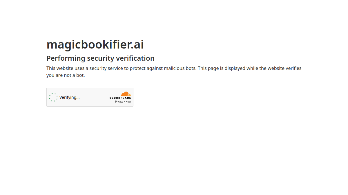 Magic Bookifier官网截图