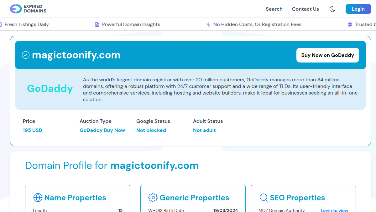 MagicToonify官网截图