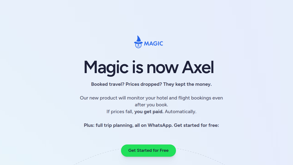 Magic Travel官网截图