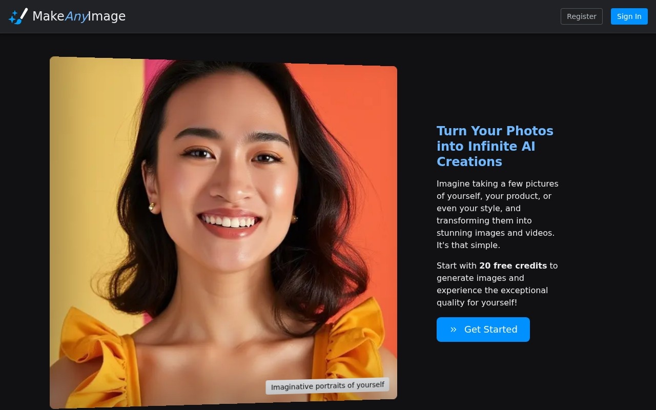 Make Any Image官网截图
