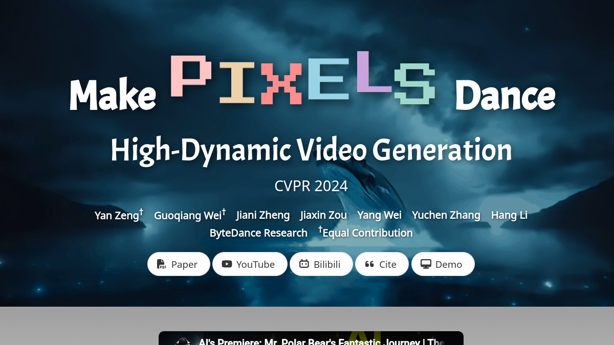 Make Pixels Dance官网截图