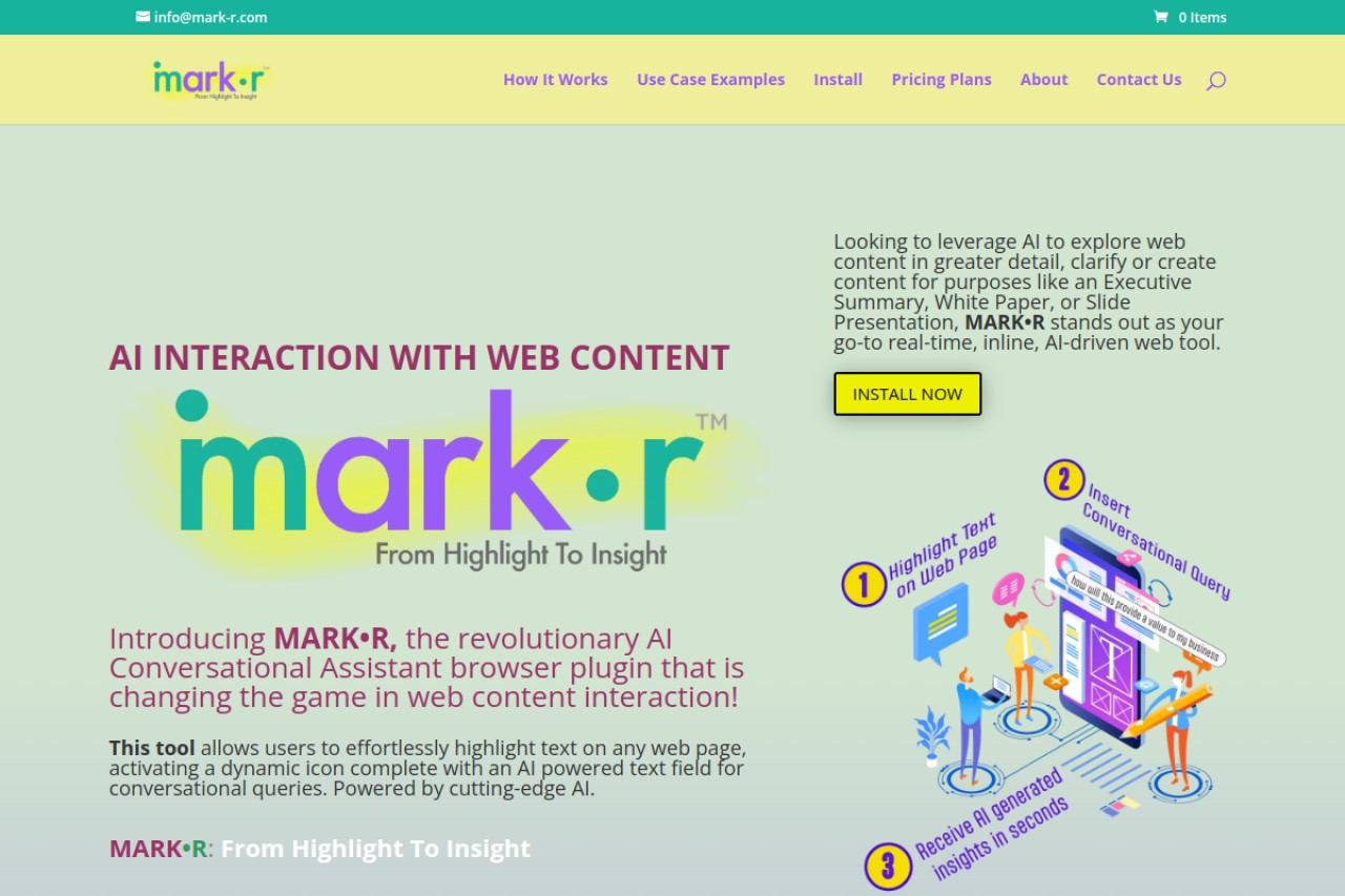 mark•r官网截图