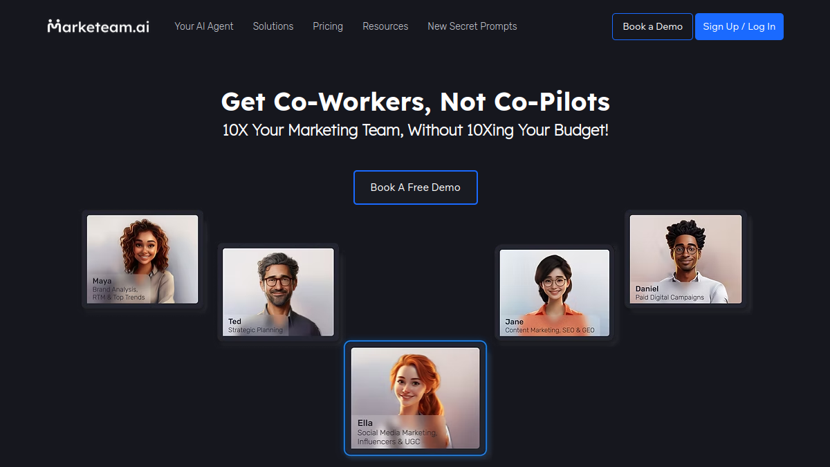 Marketeam.ai官网截图