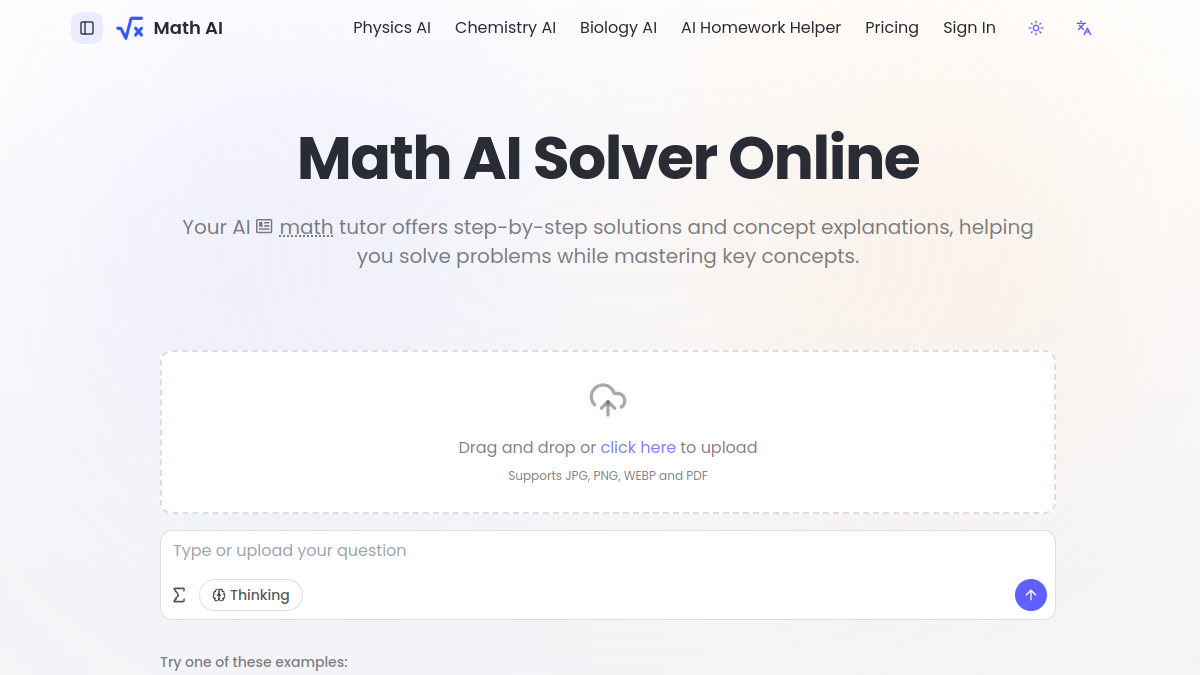 Math-GPT官网截图