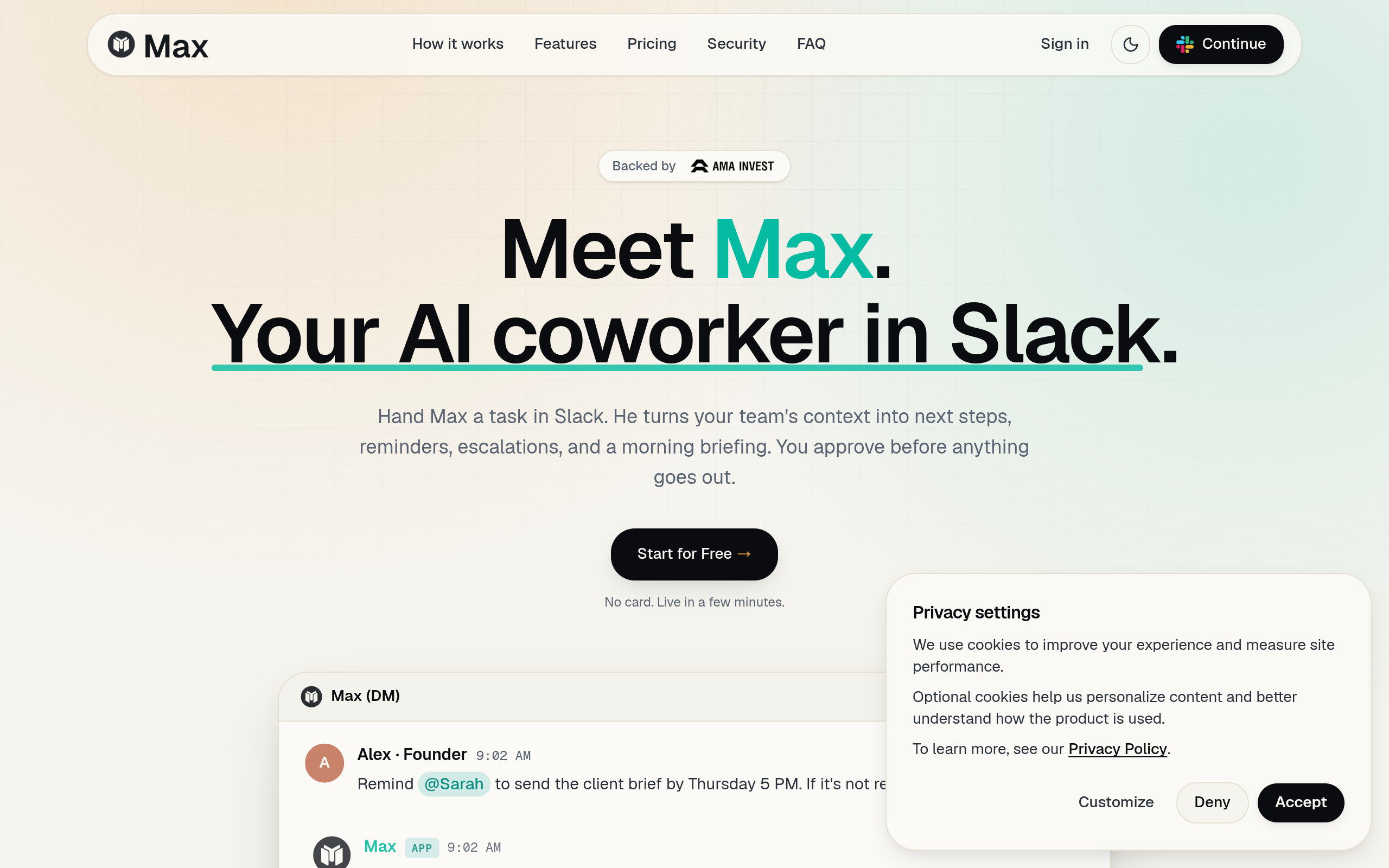 Maxworker.ai官网截图