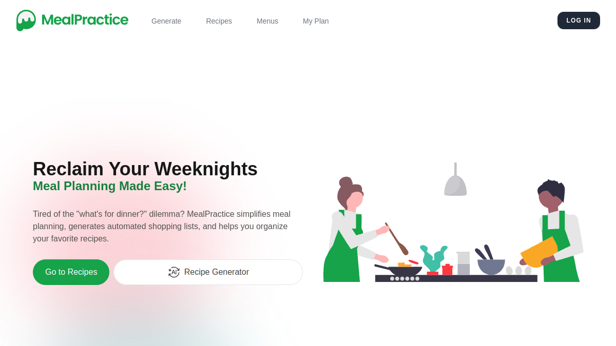 MealPractice官网截图