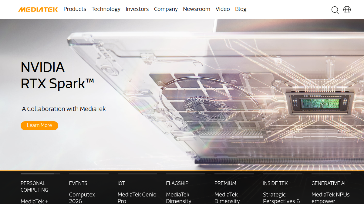 MediaTek Dimensity 9400官网截图