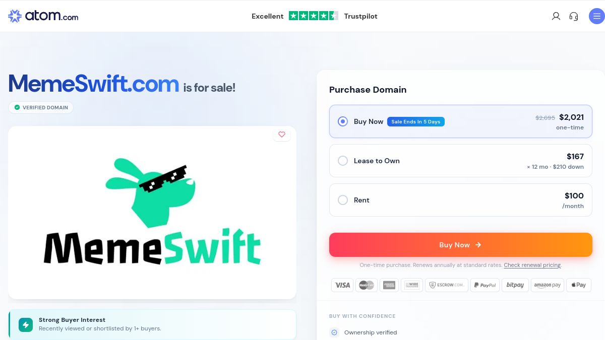 MemeSwift官网截图