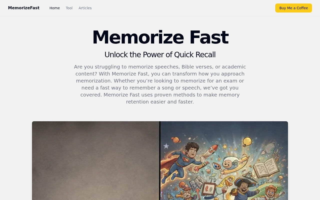 MemorizeFast官网截图