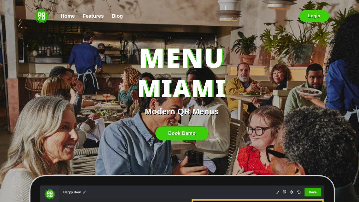 Menu Miami官网截图