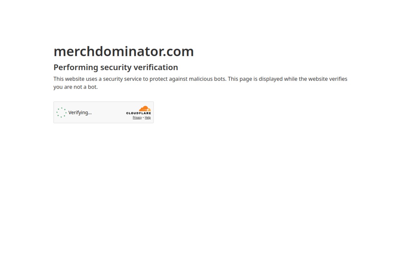 Merch Dominator官网截图