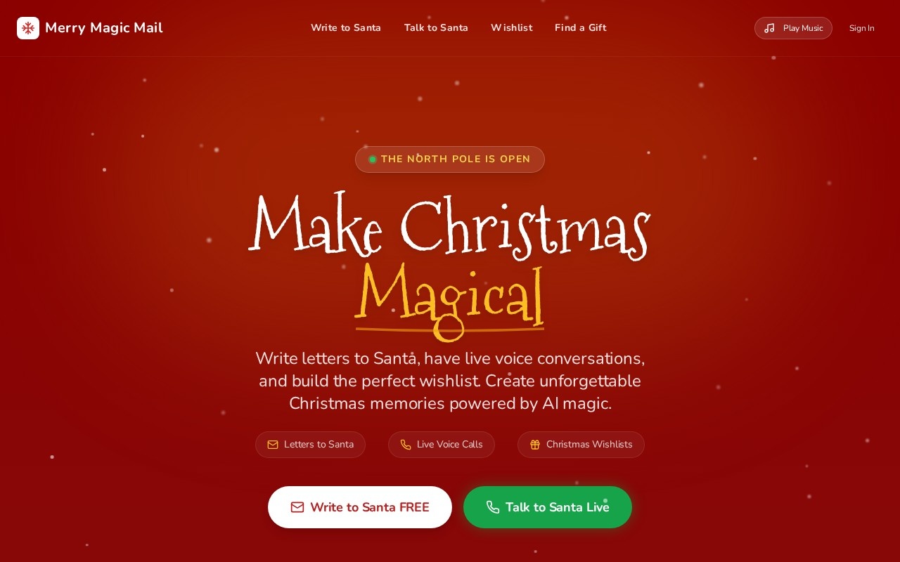 Merry Magic Mail官网截图