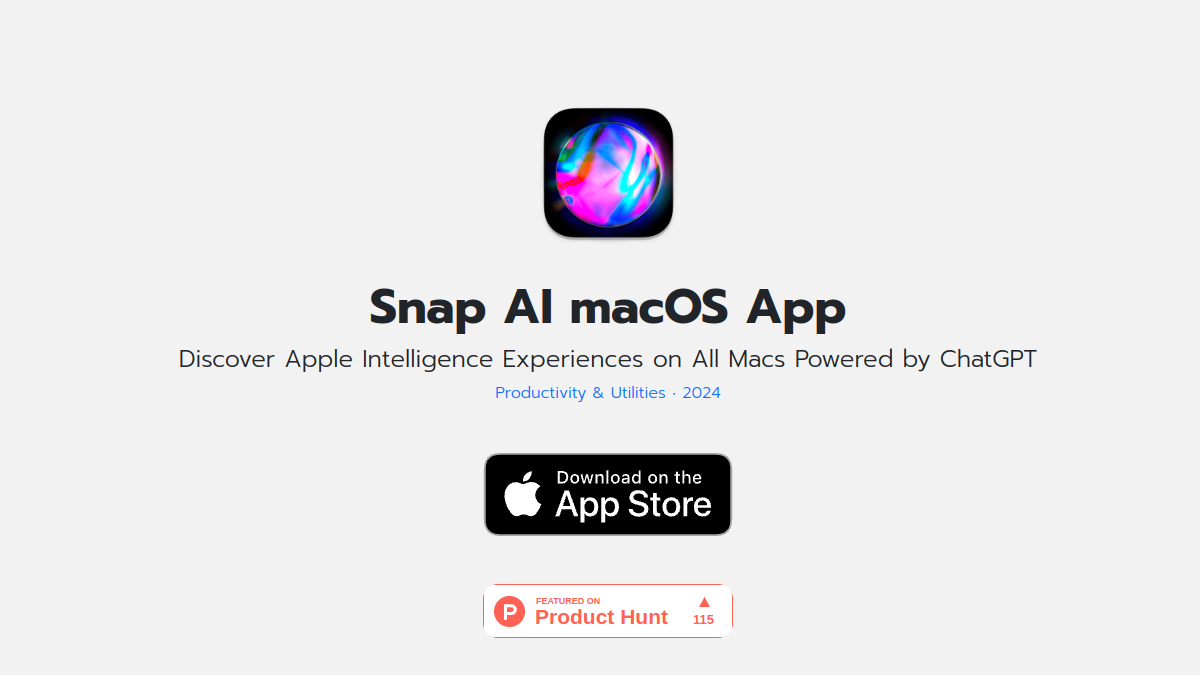 SnapAI官网截图