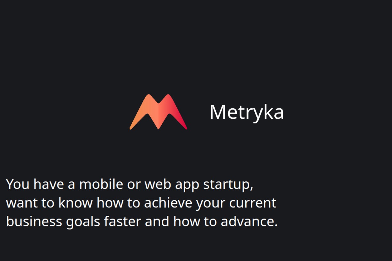 Metryka官网截图