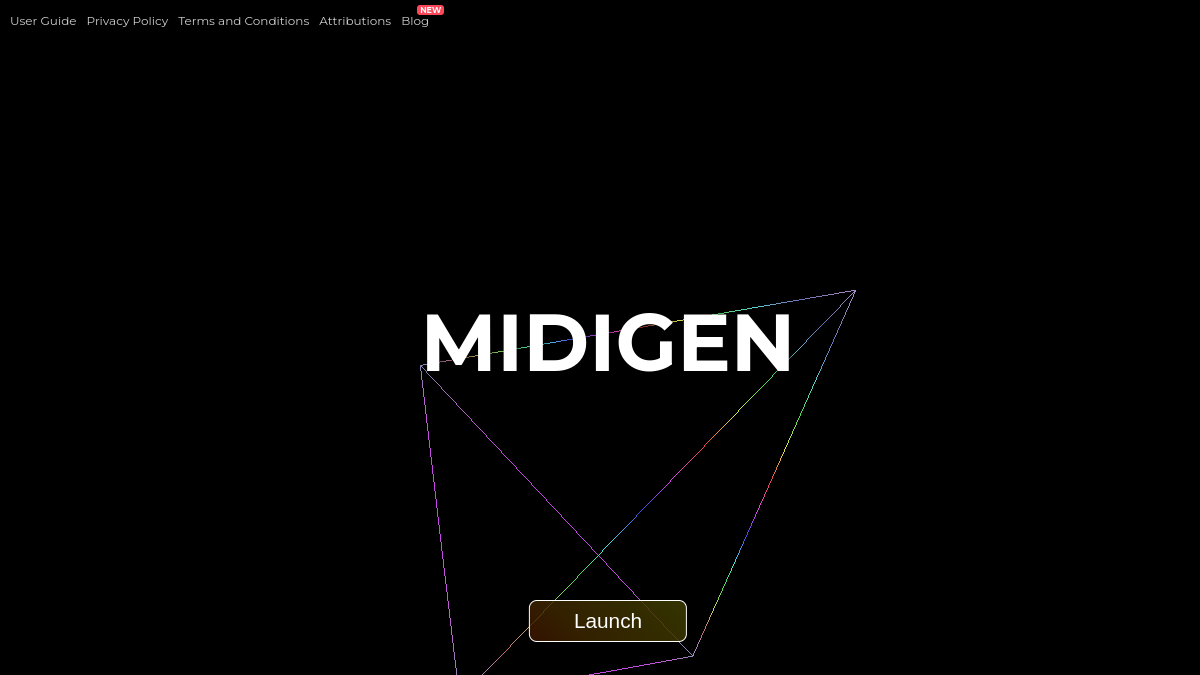 MIDIGEN官网截图