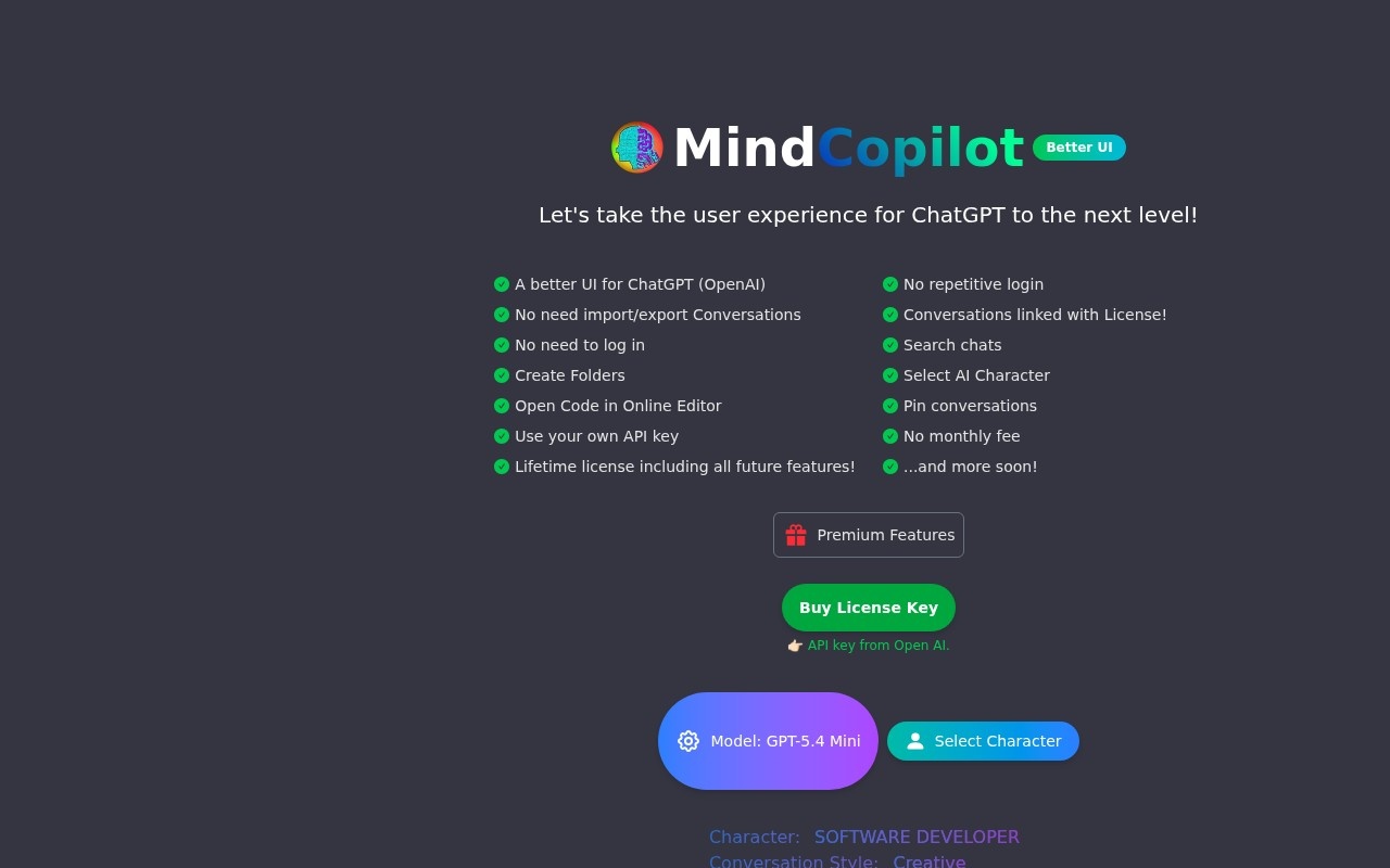 MindCopilot官网截图