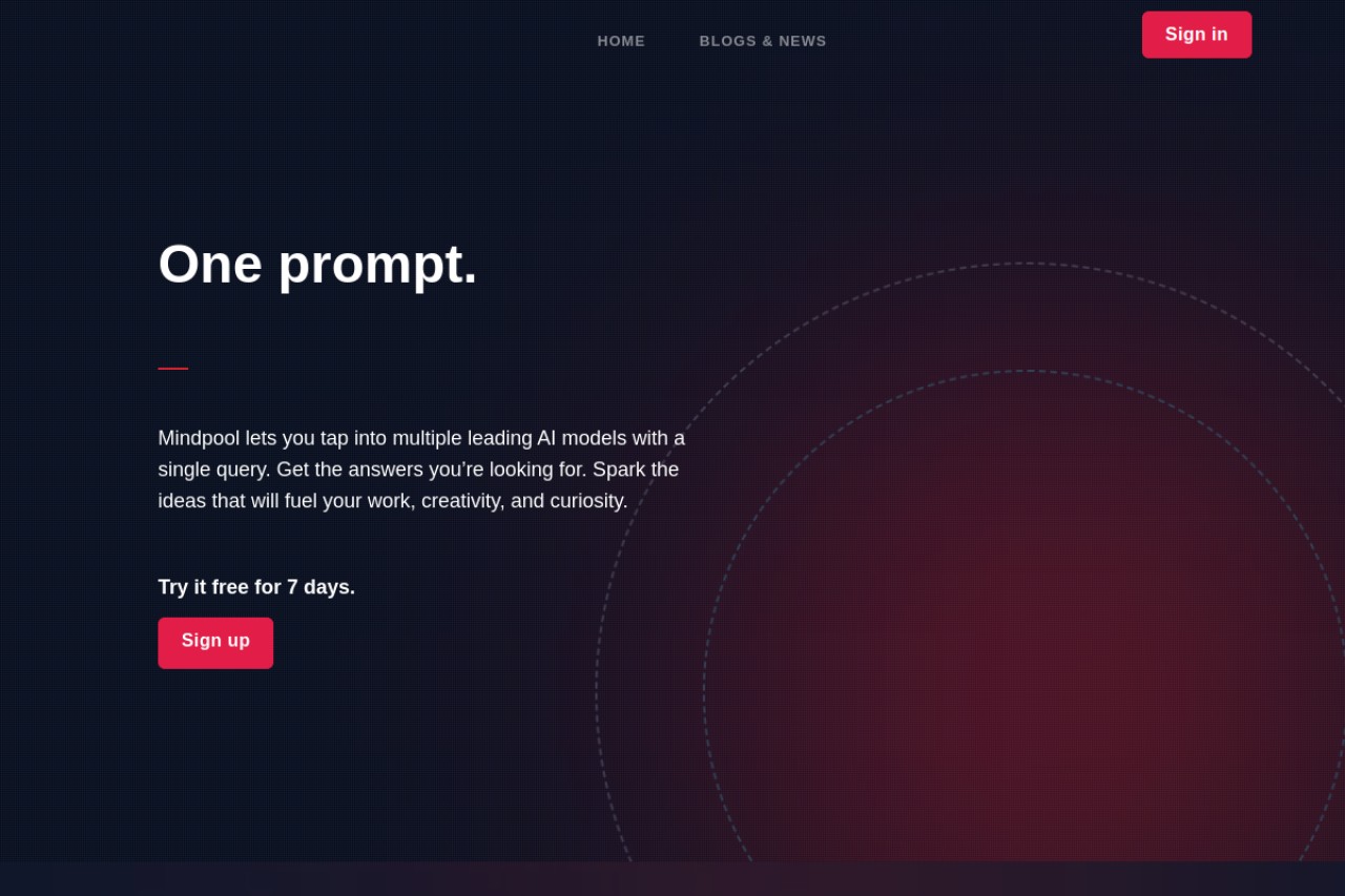 MindpoolAI官网截图