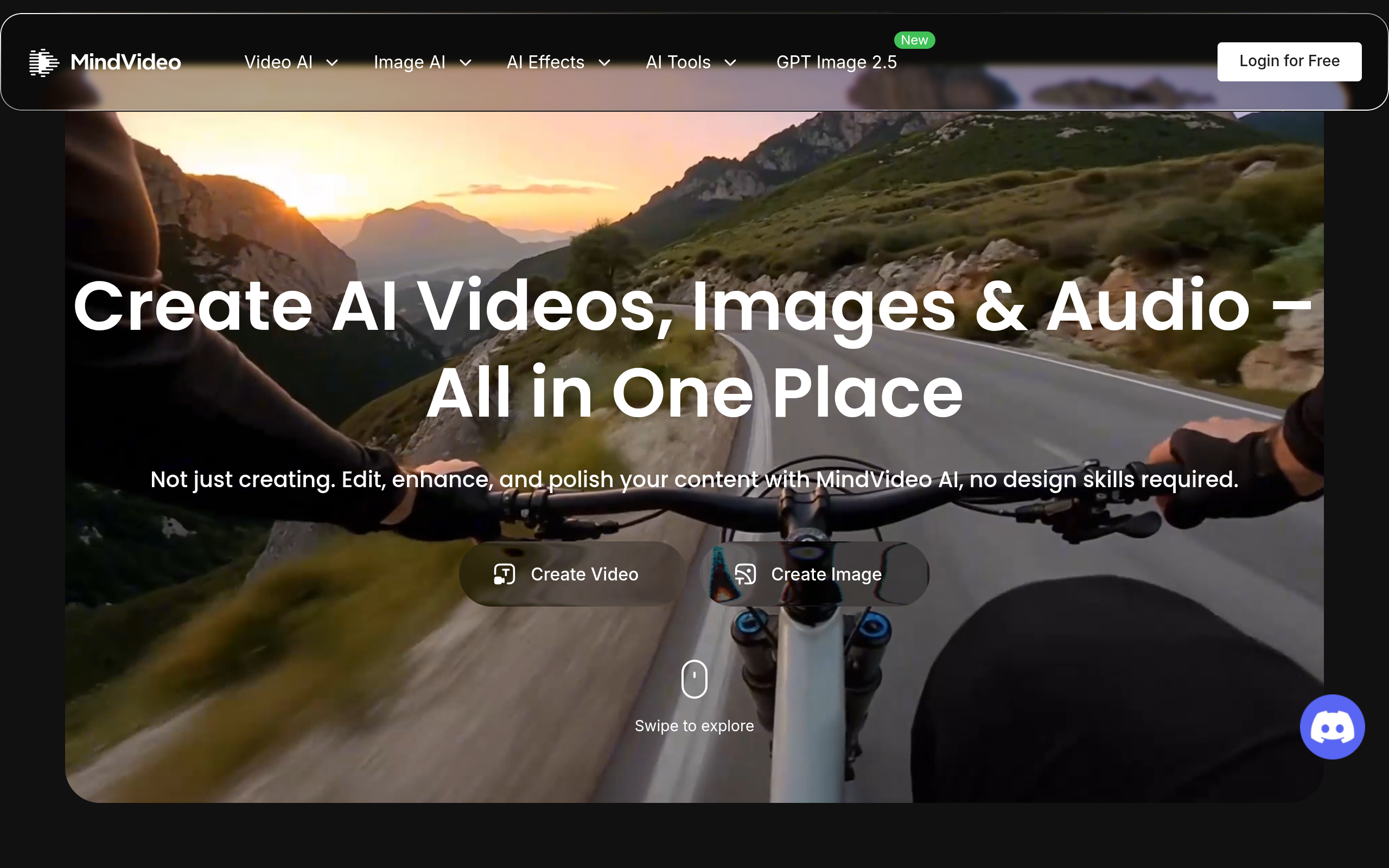 MindVideo AI官网截图