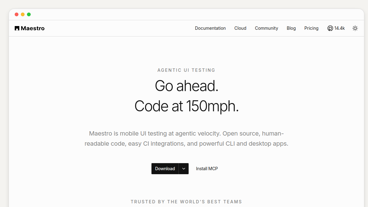 App Quality Copilot官网截图