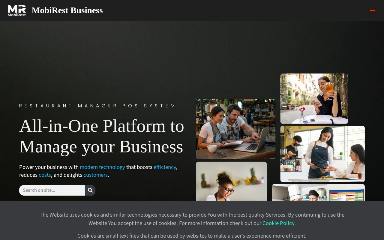 MobiRest Business官网截图