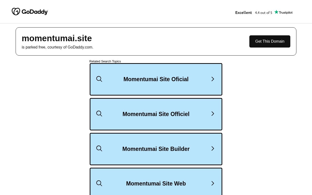 MomentumAI官网截图