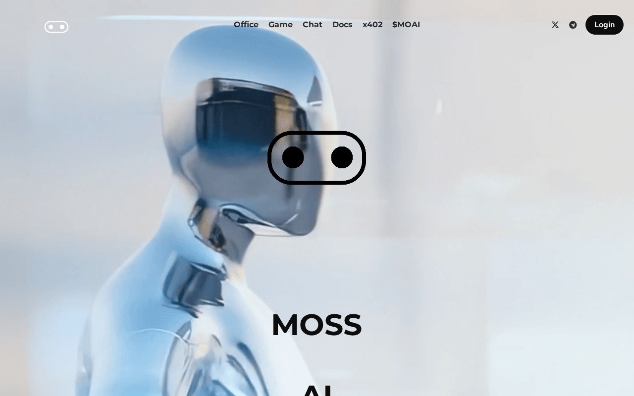 MossAI官网截图
