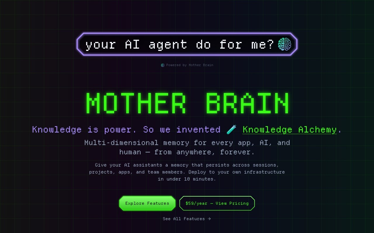 Mother Brain官网截图