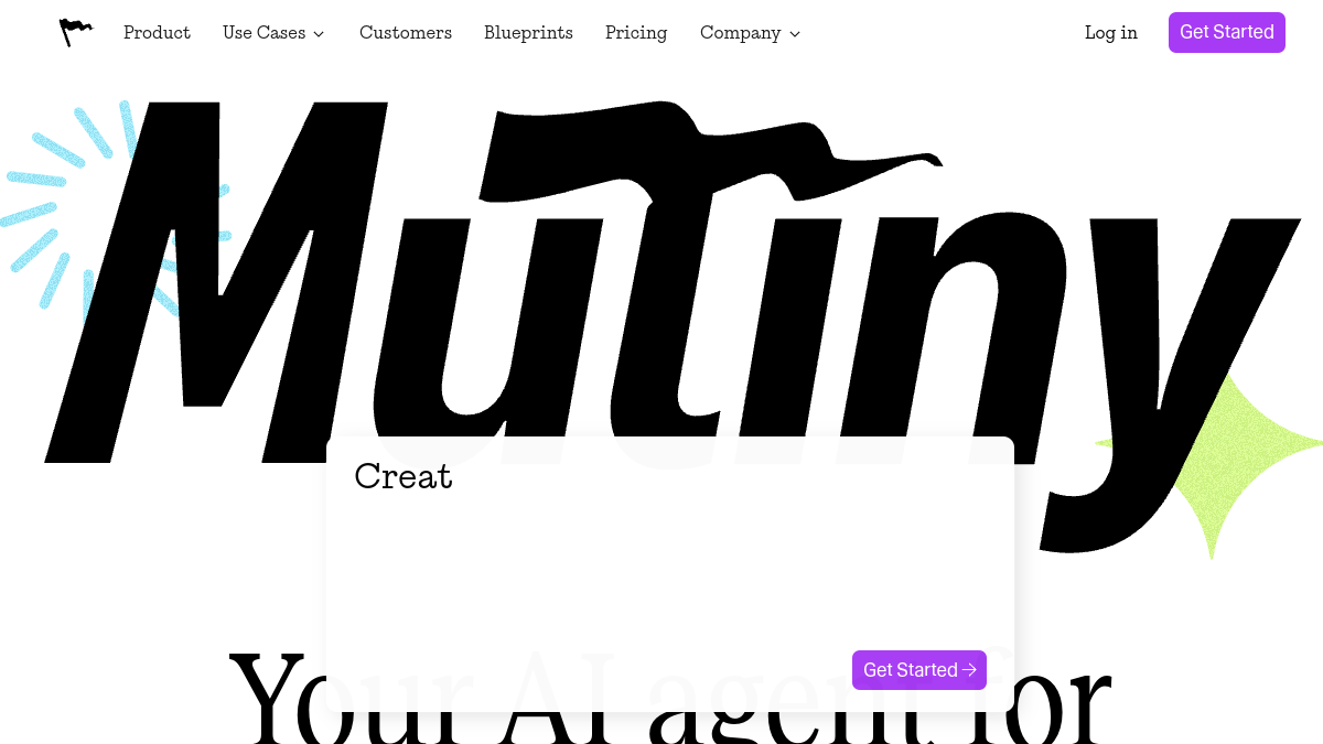 Mutiny官网截图