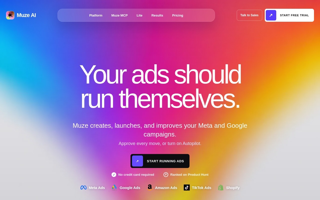 Muze AI官网截图