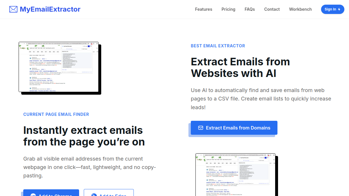Free Email Extractor from Website官网截图