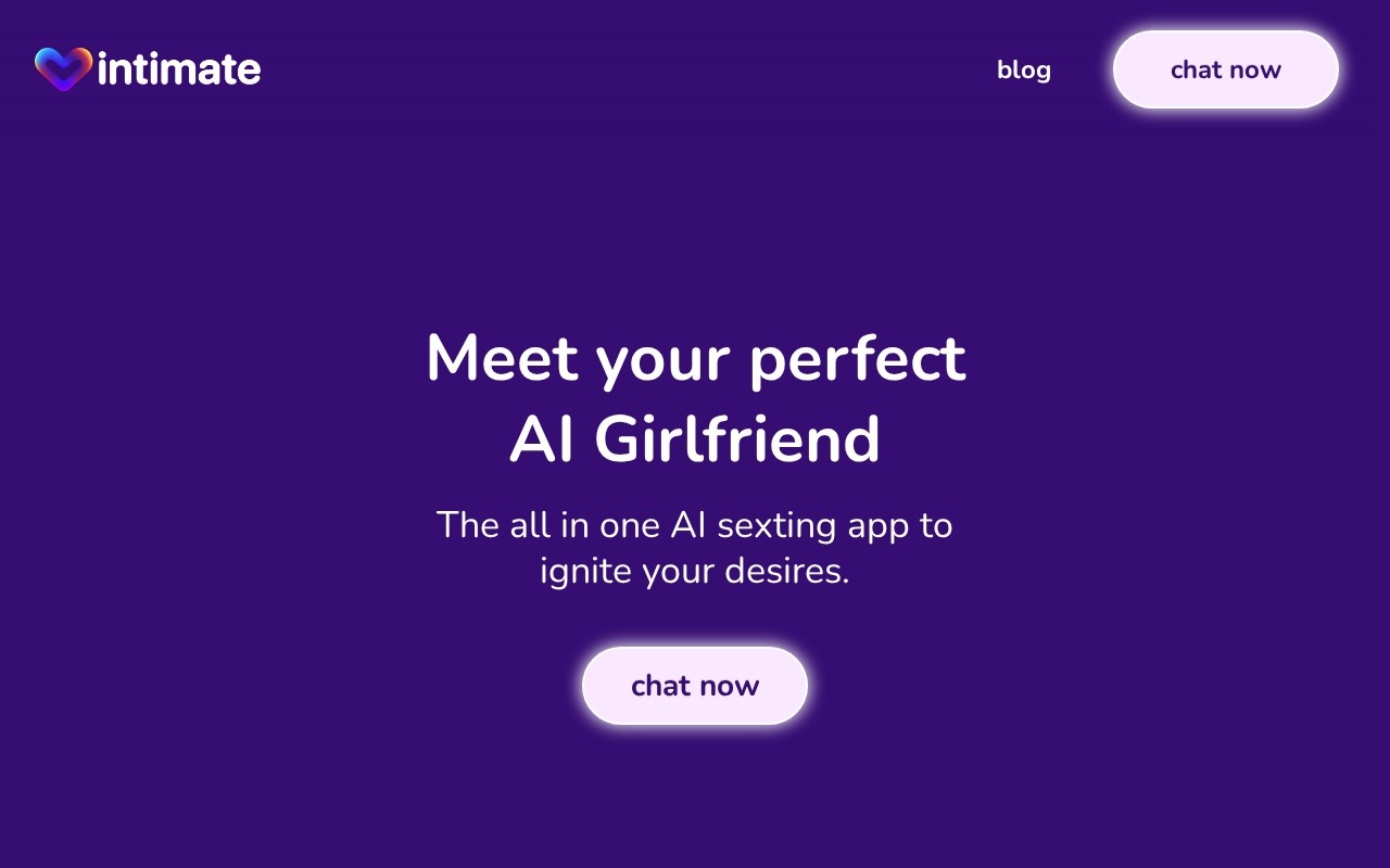 Intimate AI Girlfriend官网截图