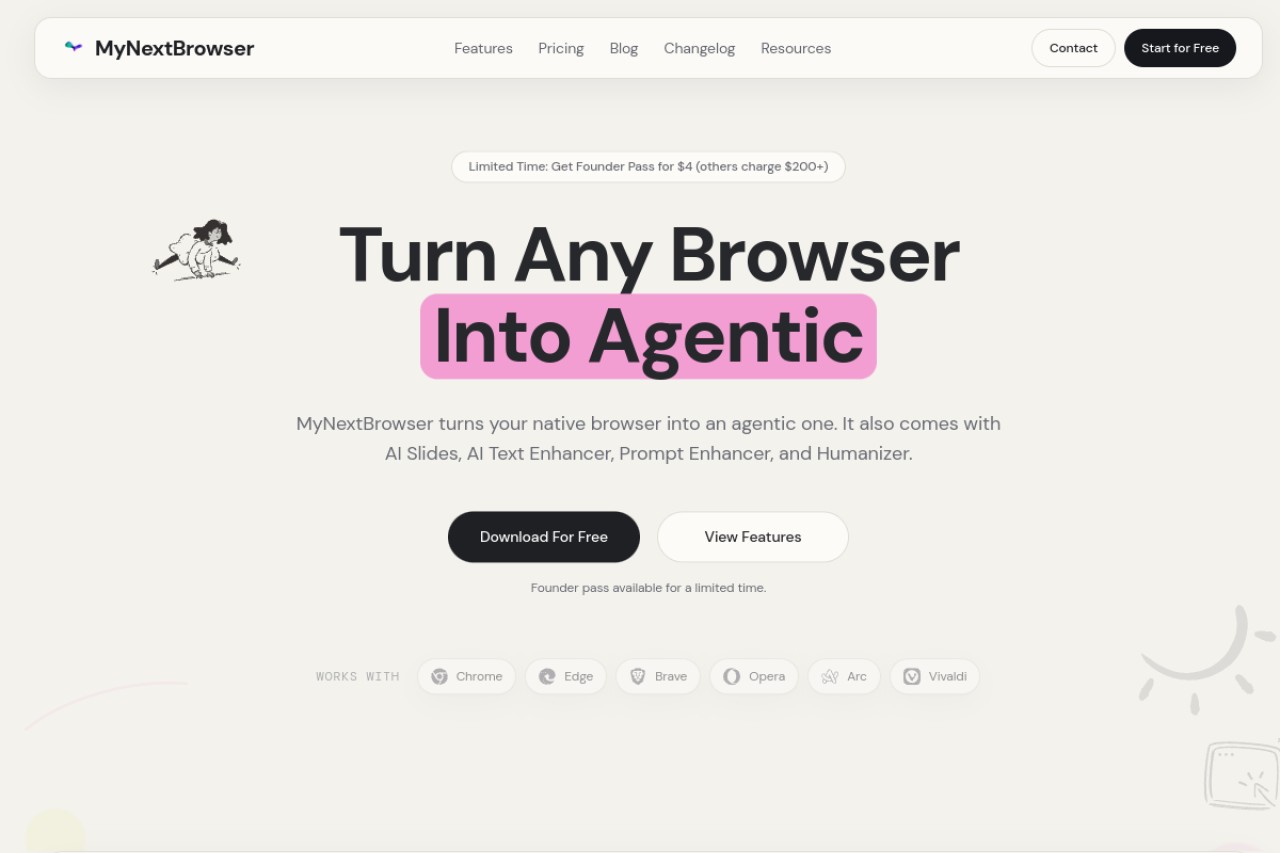 MyNextBrowser官网截图