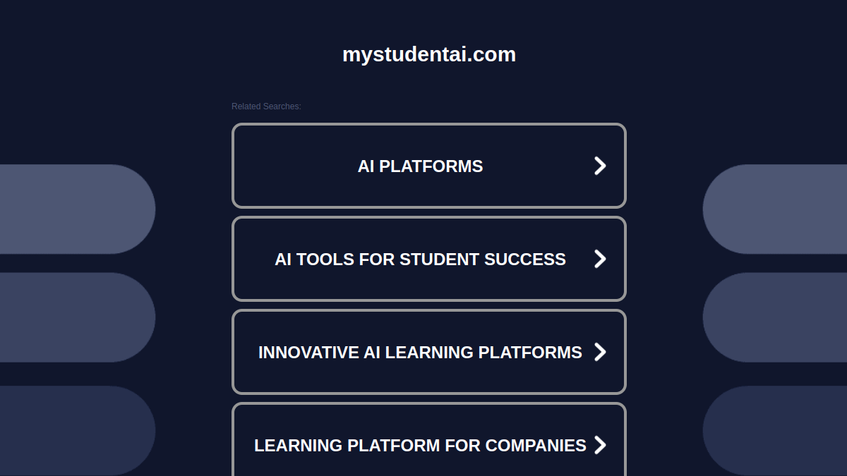 my Student AI官网截图