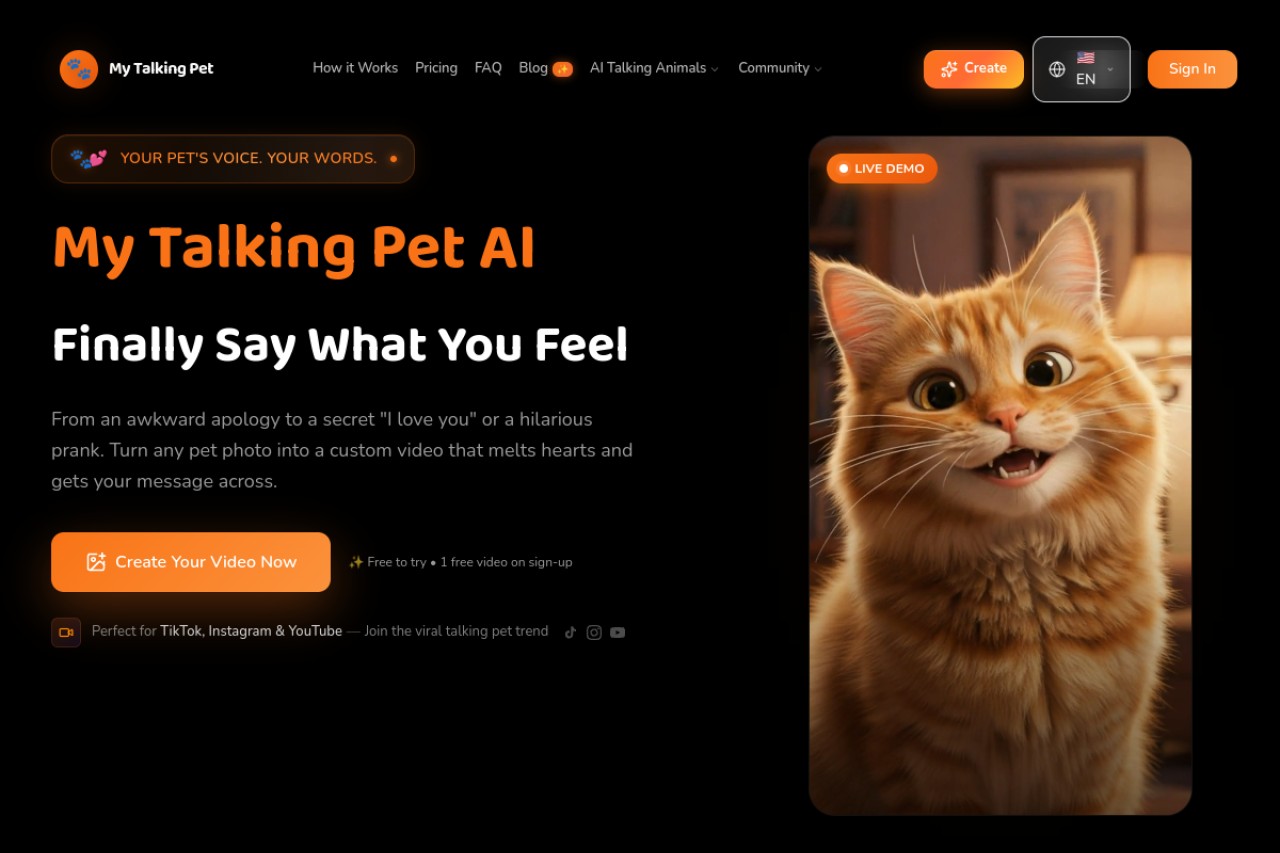 My Talking Pet官网截图