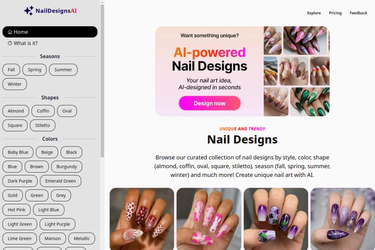 NailDesignsAI官网截图