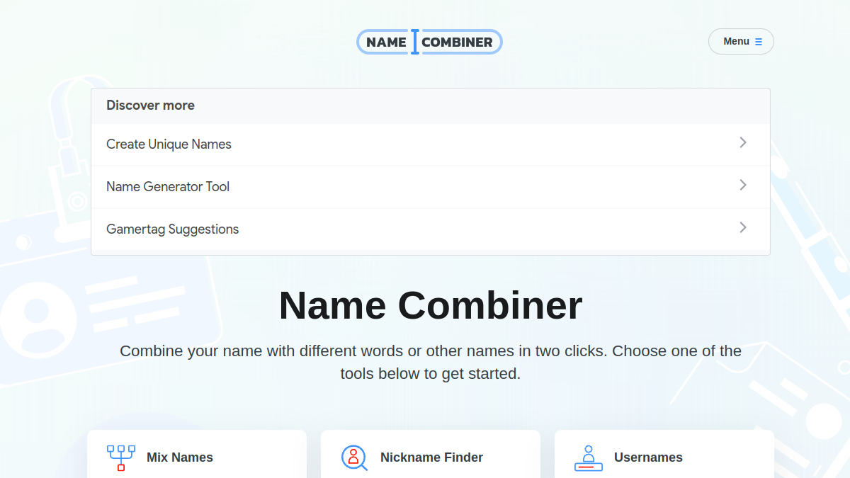 Name Combiner官网截图