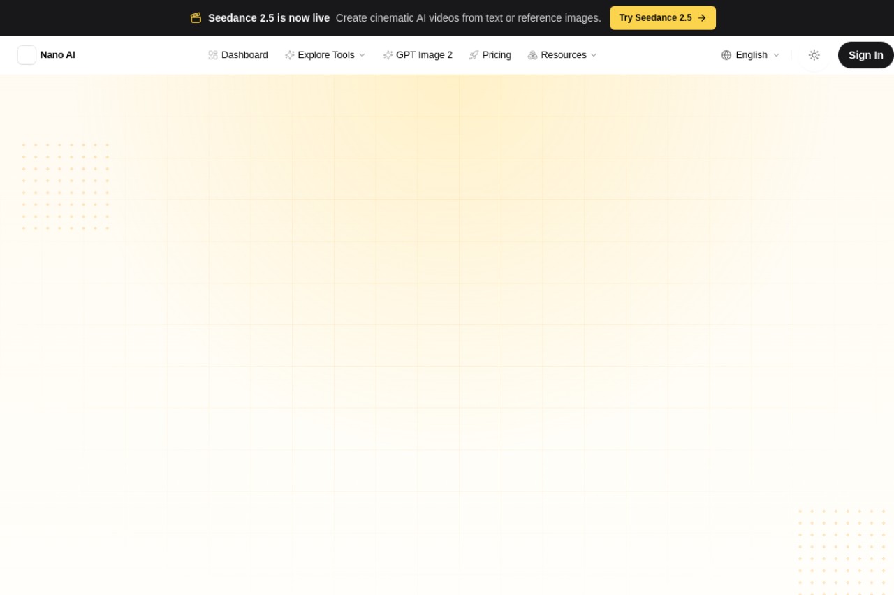 Nano Banana AI官网截图