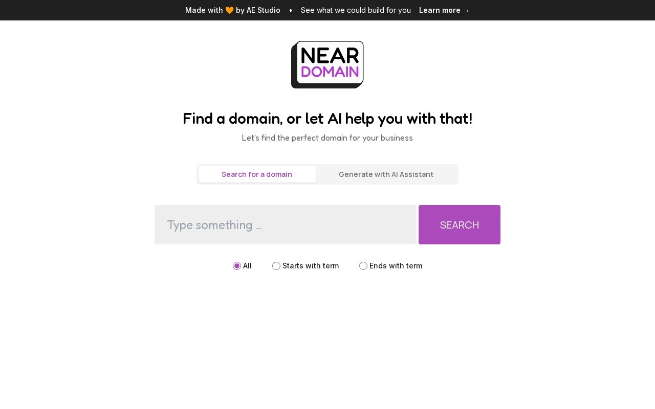 Near Domain官网截图