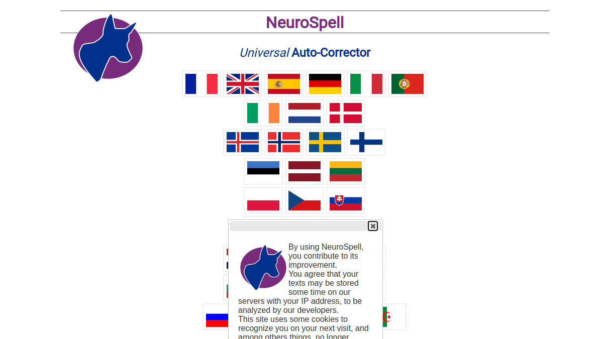 NeuroSpell官网截图
