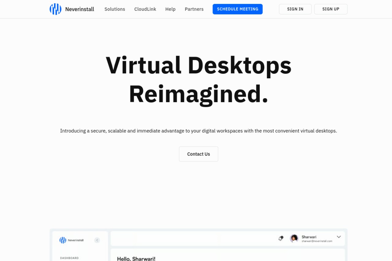 Neverinstall官网截图