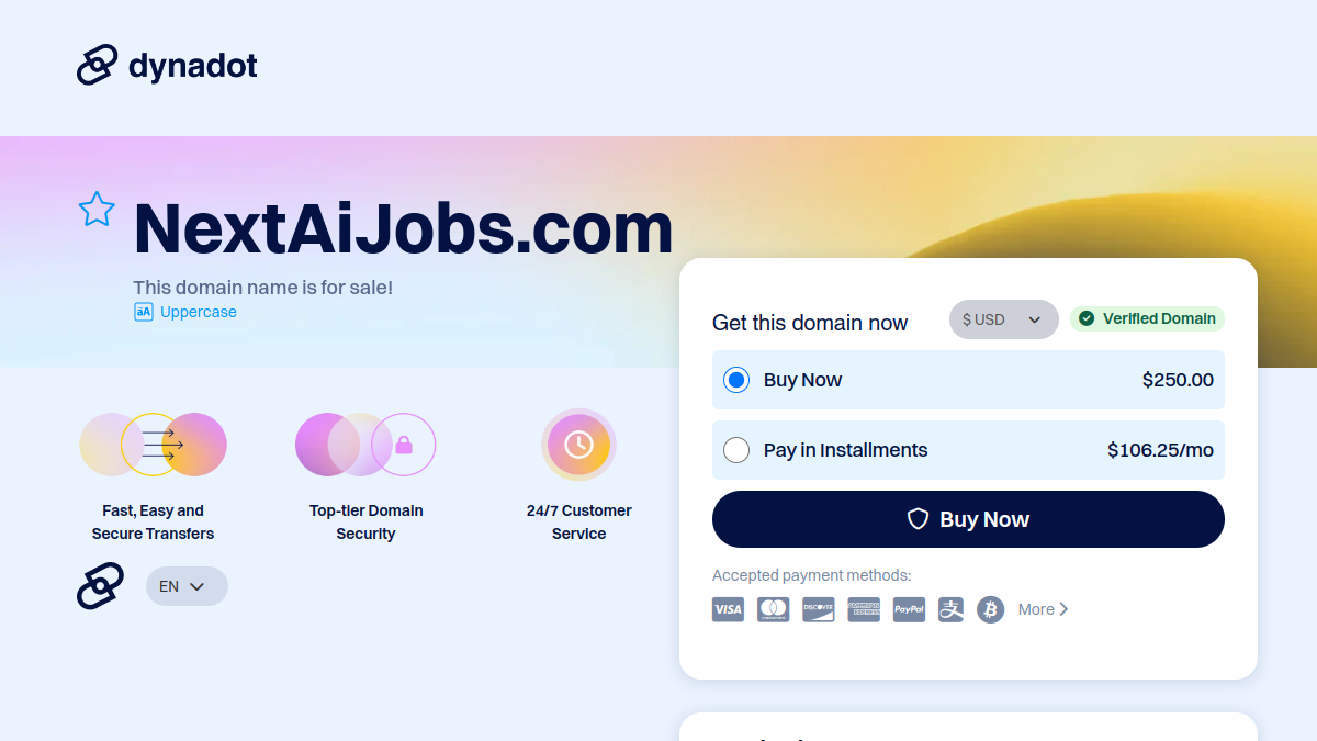 Next AI Jobs官网截图