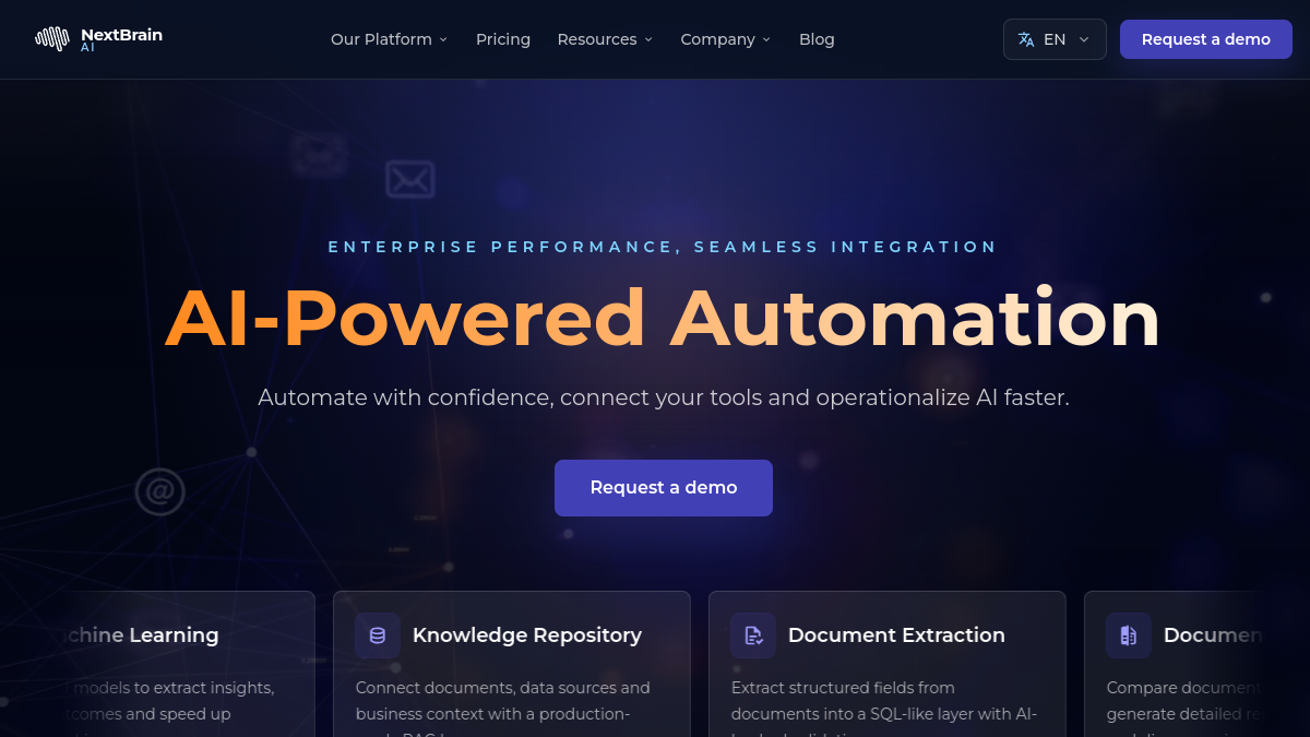 NextBrain AI官网截图