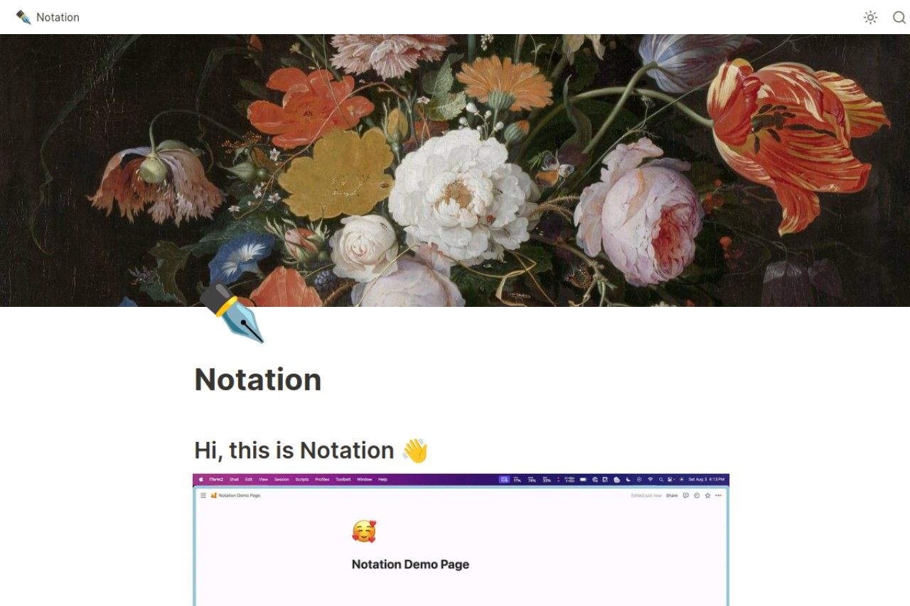 Notation官网截图