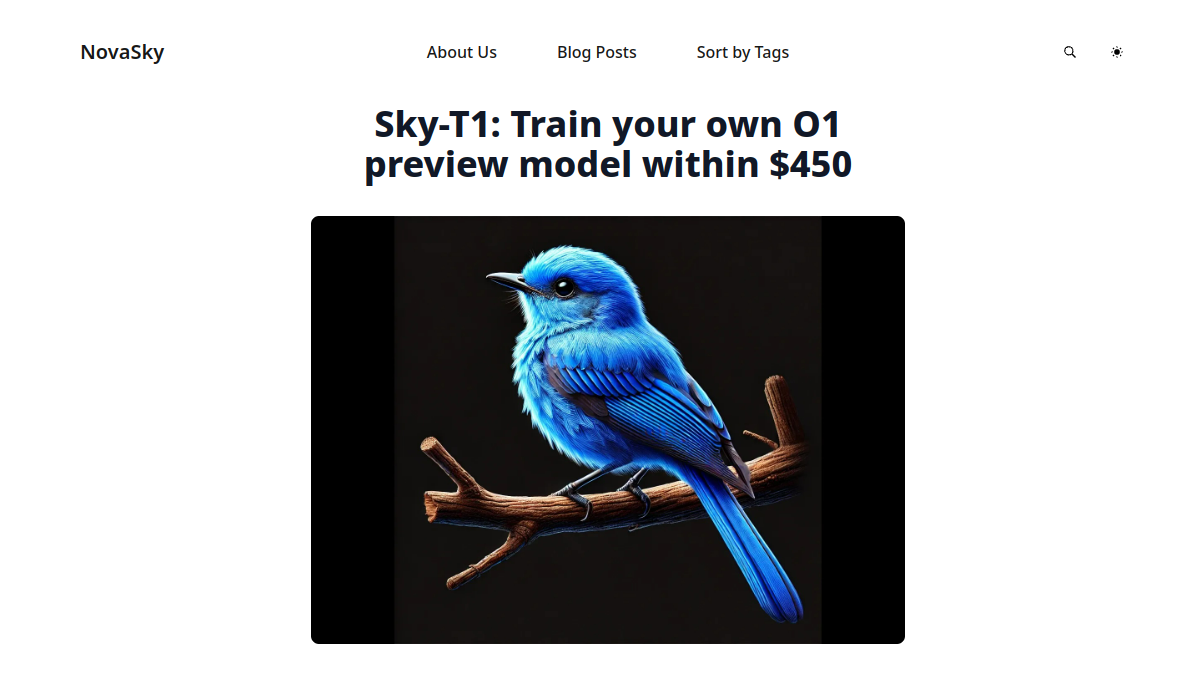 Sky-T1-32B-Preview官网截图