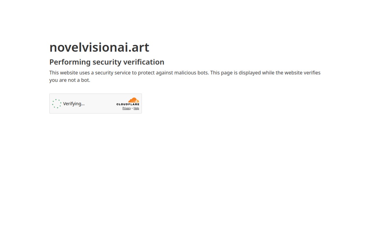 NovelVision AI官网截图