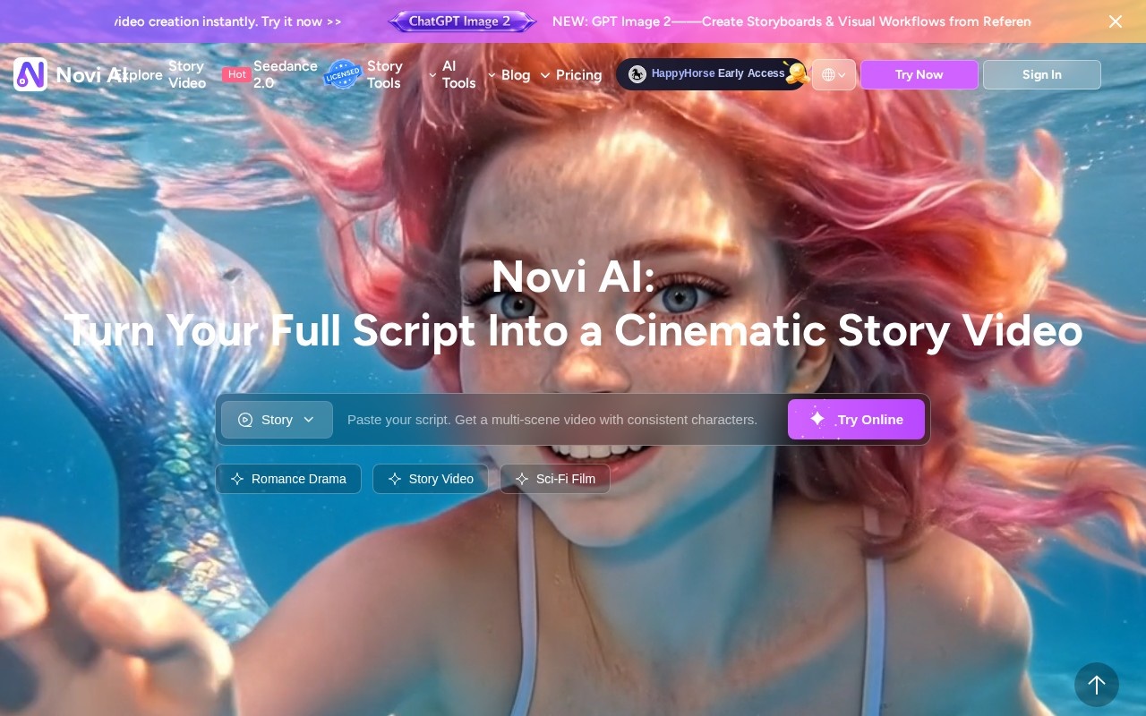 Novi AI官网截图